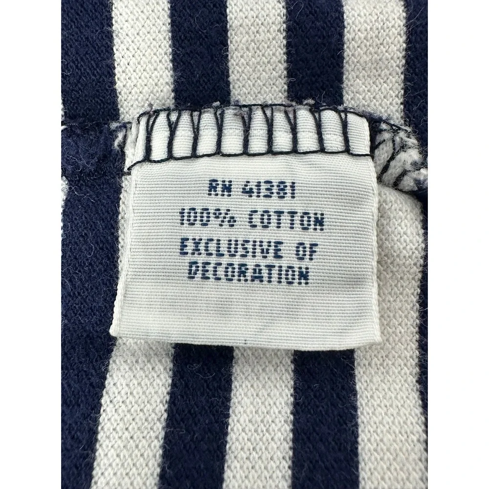 Polo Ralph Lauren Mens XL Featherweight Mesh Striped Polo Shirt Navy White A7